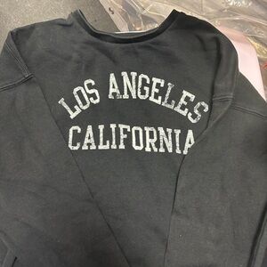 Aeropostale Charcoal/ black lSweatshirt
las Angelas California